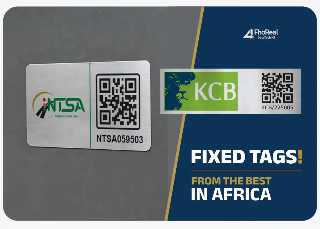 Aluminium versus plastic asset tags Durable aluminium asset tag used for material comparison