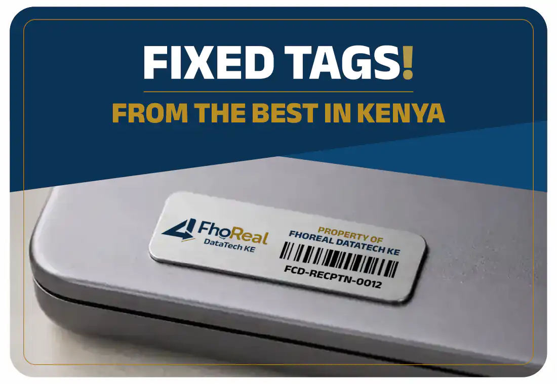 Custom Asset Tags application example 3 showing qr code tag